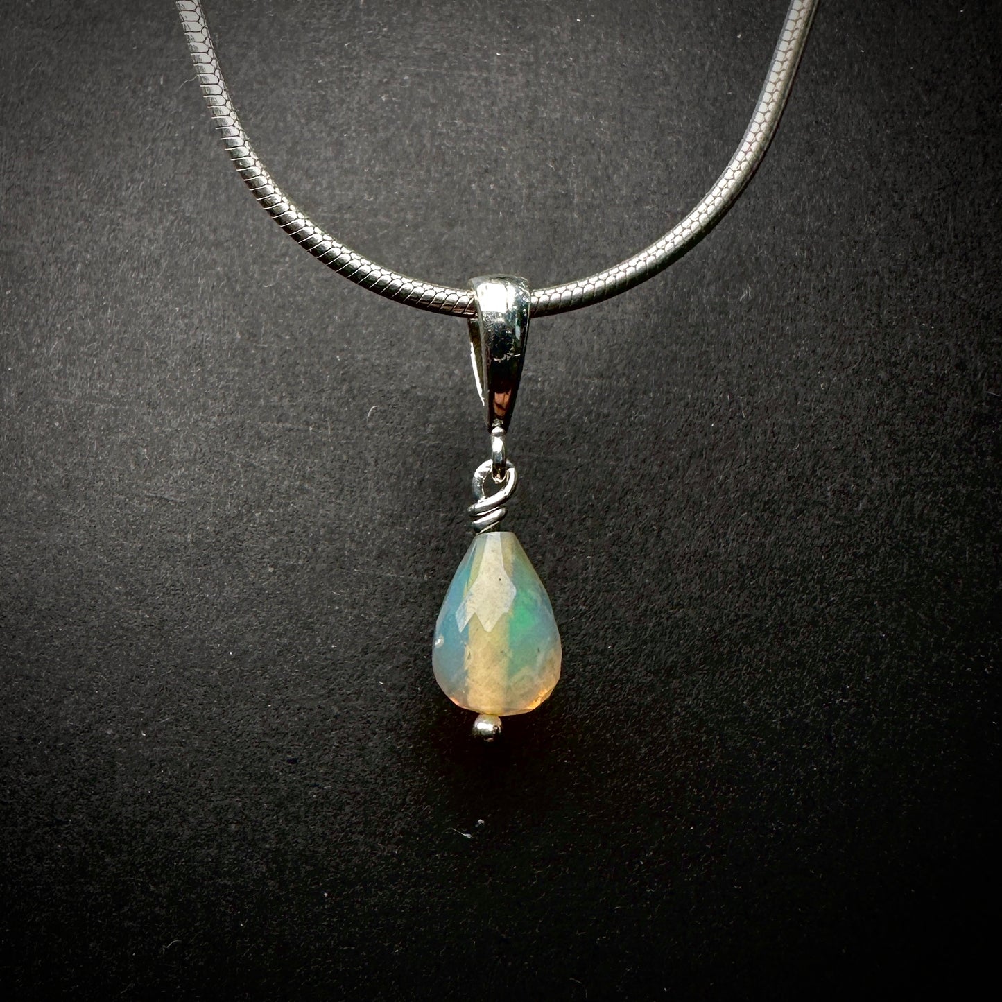 Gemstone Bead Dangle Charms | Sterling Silver