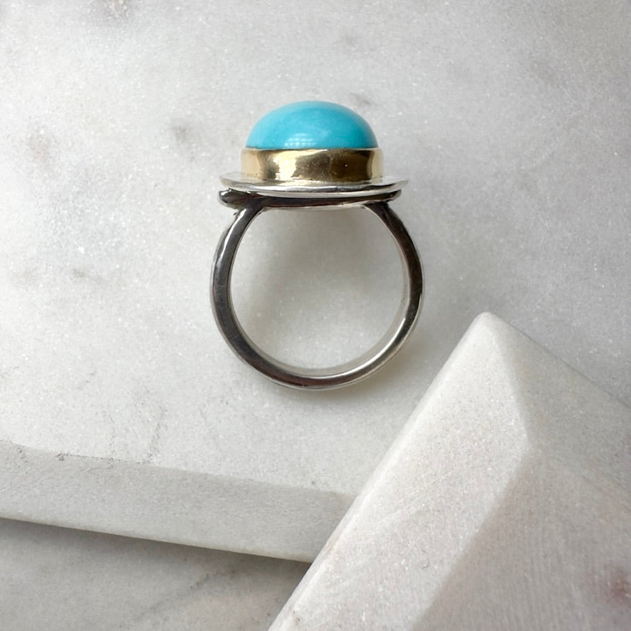 Sleeping Beauty Turquoise Statement Ring