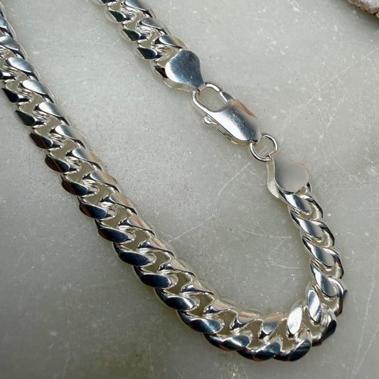 Cuban Link Bracelet | Sterling Silver