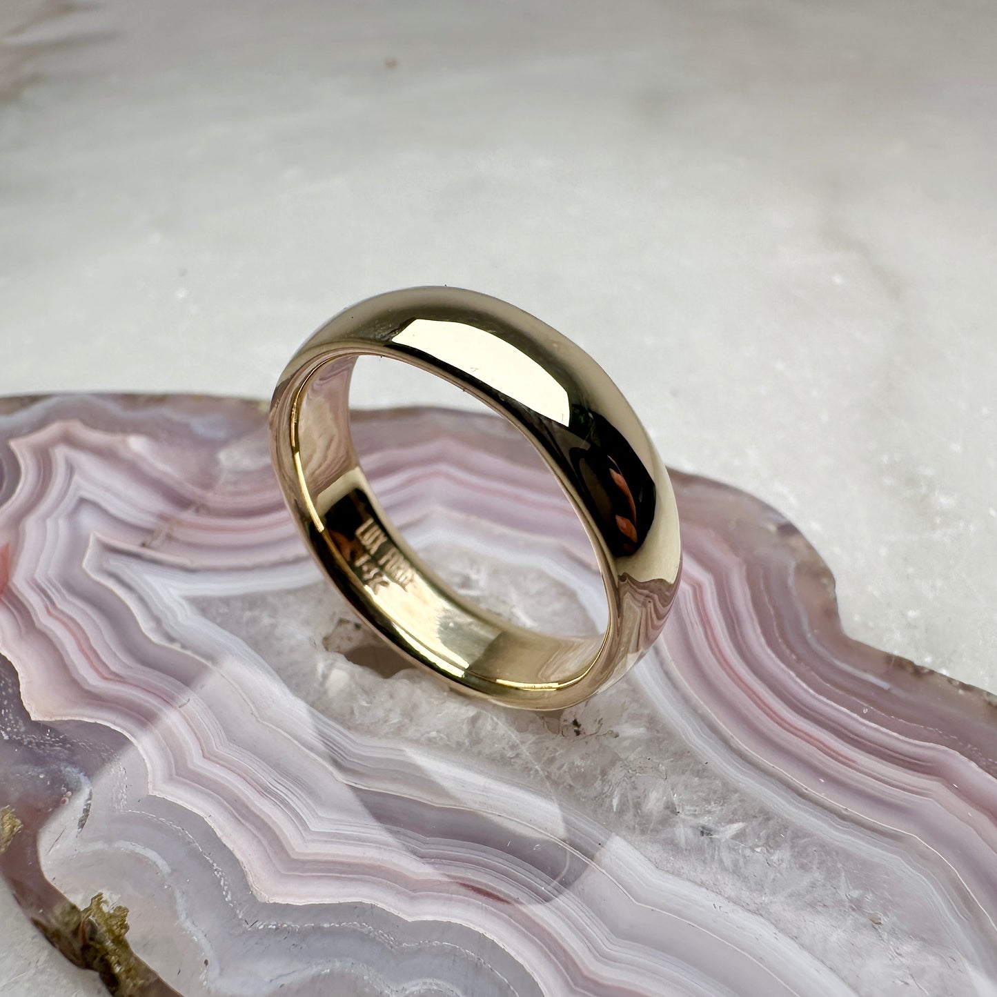 Classic Polished Band | 14k Yellow Gold