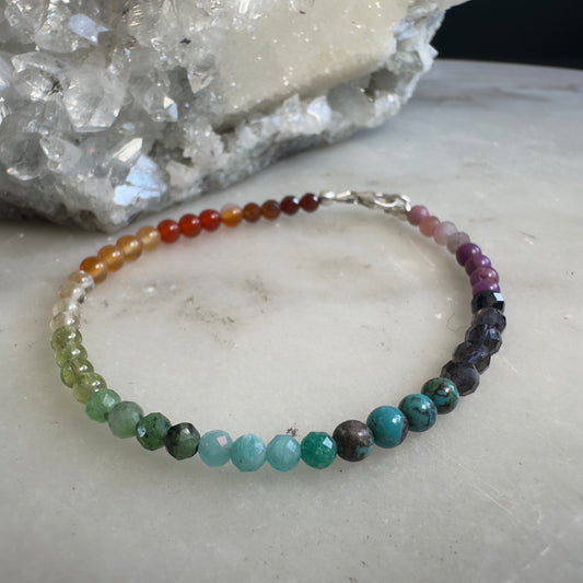 Rainbow Gemstone Bracelet