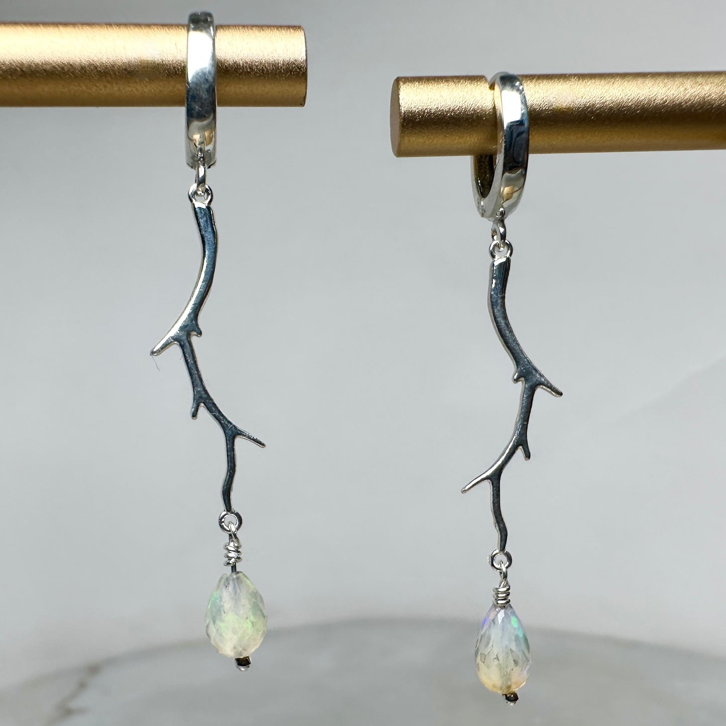 Opal Branch Earrings | Sterling Silver