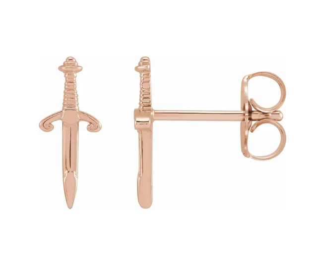 Dagger Stud Earrings