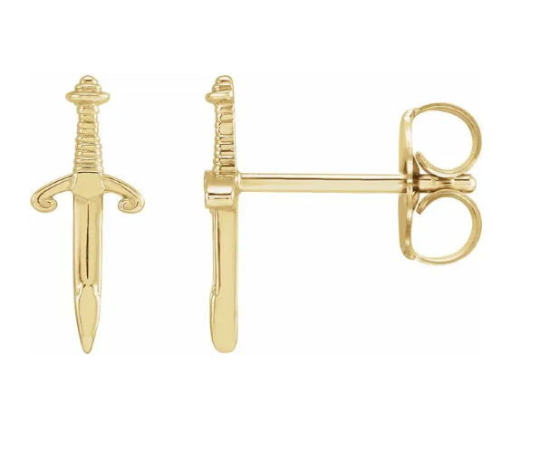 Dagger Stud Earrings