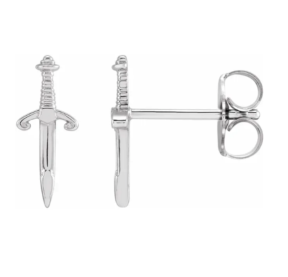 Dagger Stud Earrings